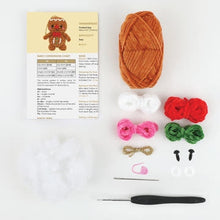 Load image into Gallery viewer, Anchor Festive Amigurumi Kit - Fred the Gingerbread
