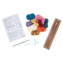 Load image into Gallery viewer, Trimits Granny Square Bag with Zip Crochet Kit
