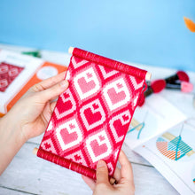 Load image into Gallery viewer, Hearts Bargello Tapestry Wall Hanging Kit by Oh Sew Bootiful
