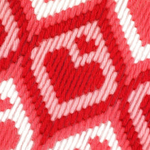 Load image into Gallery viewer, Hearts Bargello Tapestry Wall Hanging Kit by Oh Sew Bootiful
