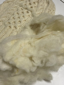 Irish Galway Washed Fleece for Spinning