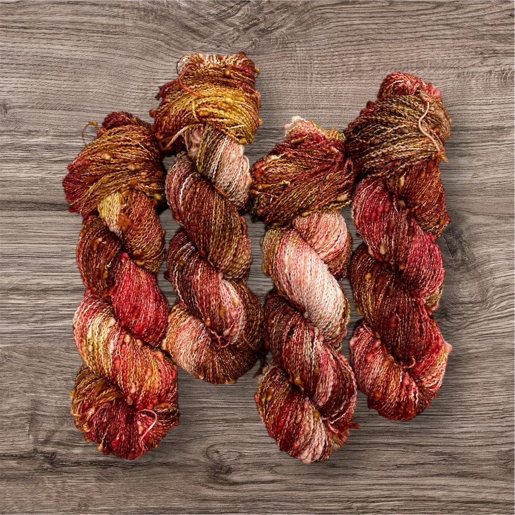 Superwash Merino/Nylon Slub 4 Ply, 100g, Piano Wire