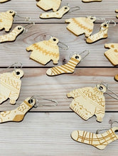 Load image into Gallery viewer, Sock and Sweater Wooden Stitch Markers
