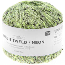 Load image into Gallery viewer, Rico Make It Tweed Neon Yellow

