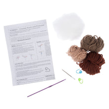 Load image into Gallery viewer, Pinecone and Acorn Amigurumi Crochet Kit Trimits TCRK021
