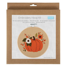 Load image into Gallery viewer, Pumpkin Embroidery Kit with Hoop Trimits TCK087
