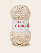 Load image into Gallery viewer, Ball of Sirdar Stories chunky yarn on a white background
