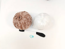 Load image into Gallery viewer, Knitty Critters Naptime Crochet Kit - Sleepy Cub

