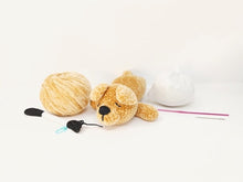 Load image into Gallery viewer, Knitty Critters Naptime Crochet Kit - Sleepy Kitty
