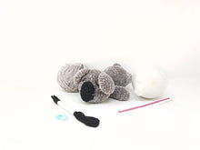 Load image into Gallery viewer, Knitty Critters Naptime Crochet Kit - Sleepy Koala
