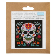 Load image into Gallery viewer, Mini Sugar Skull Counted Cross Stitch Kit Trimits GCS262
