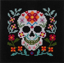 Load image into Gallery viewer, Mini Sugar Skull Counted Cross Stitch Kit Trimits GCS262

