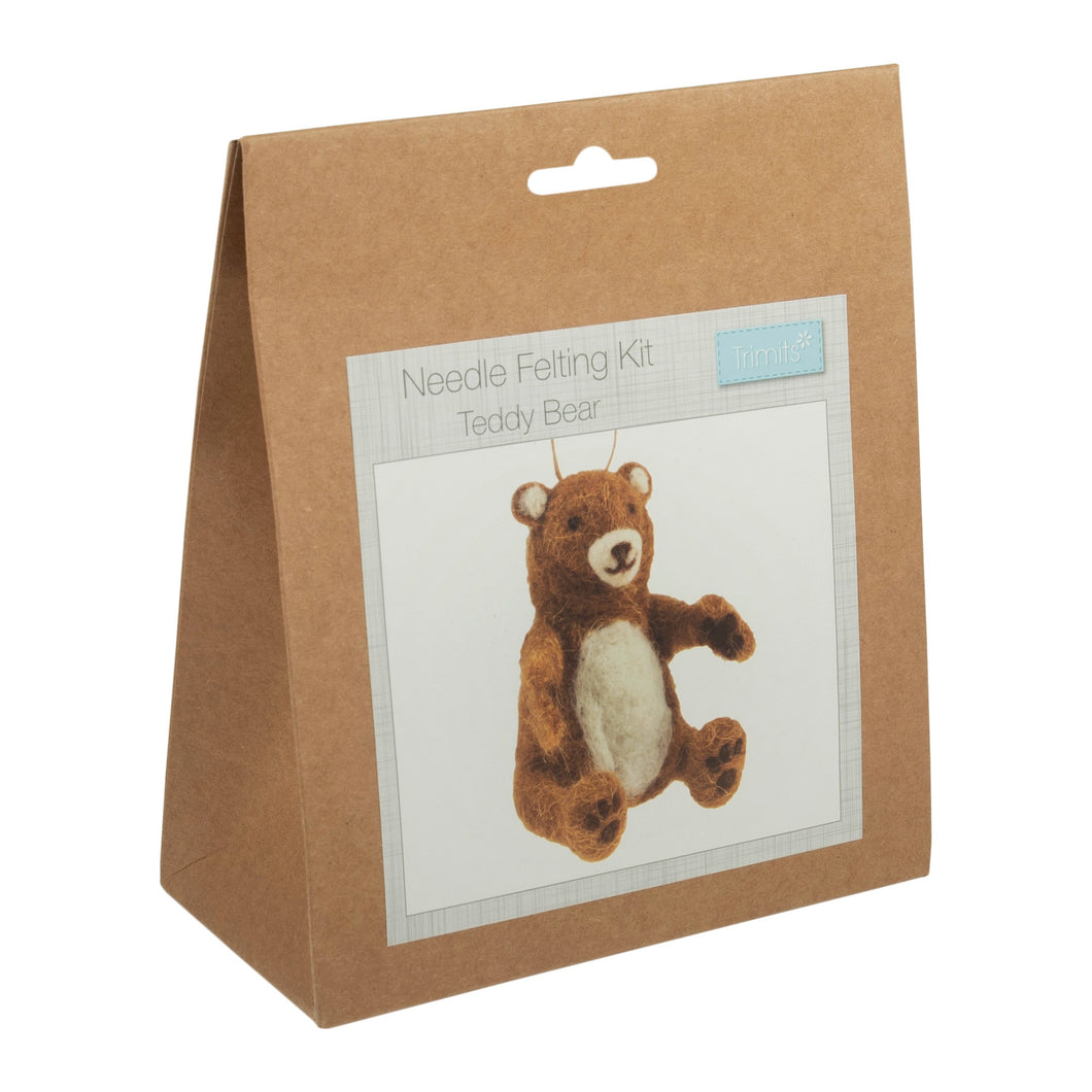 Needle Felting Kit, Teddy Bear