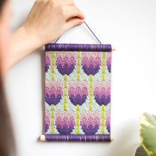 Load image into Gallery viewer, Floral Bargello Tulips Tapestry Wall Hanging Kit by Oh Sew Bootiful
