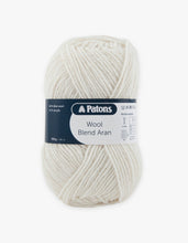 Load image into Gallery viewer, Patons Wool Blend Aran Cream 00002
