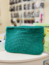 Load image into Gallery viewer, Handmade Crochet Bag - Dark Green
