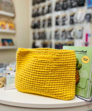 Load image into Gallery viewer, Handmade Crochet Bag - Sunny Yellow

