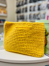 Load image into Gallery viewer, Handmade Crochet Bag - Sunny Yellow
