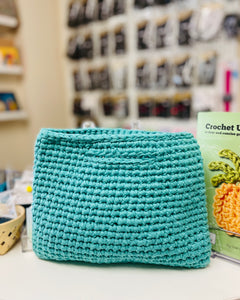 Handmade Crochet Bag - Light Green