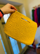 Load image into Gallery viewer, Handmade Crochet Bag - Sunny Yellow
