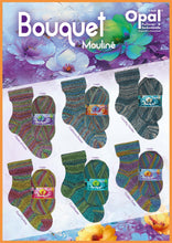 Load image into Gallery viewer, Opal Bouquet Mouline 4 ply sock yarn
