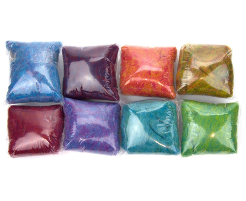 Carded wool