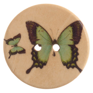 Butterfly Buttons, 30mm