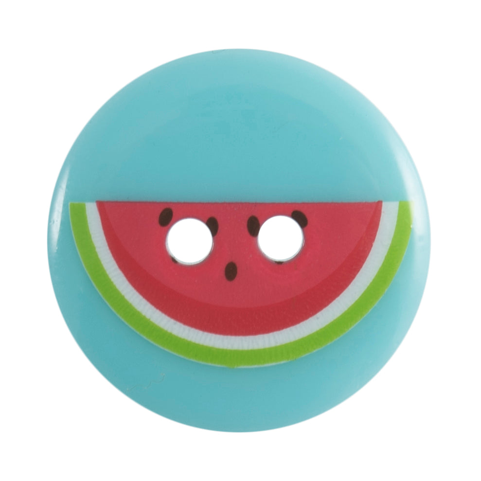 Watermelon Buttons, 19mm