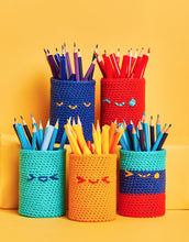 Load image into Gallery viewer, Pencil Pots Crochet Kit
