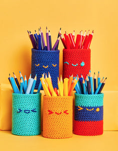 Pencil Pots Crochet Kit