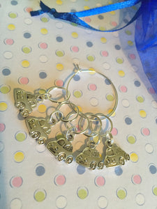 Set of 5 Cars Stitch Markers
