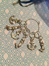 Load image into Gallery viewer, Set of Mermaid Anchors Stitch Markers
