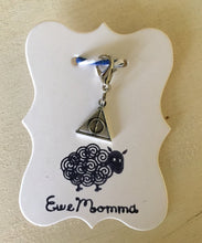 Load image into Gallery viewer, Deathly Hallows Stitch Marker
