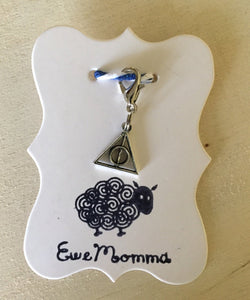 Deathly Hallows Stitch Marker