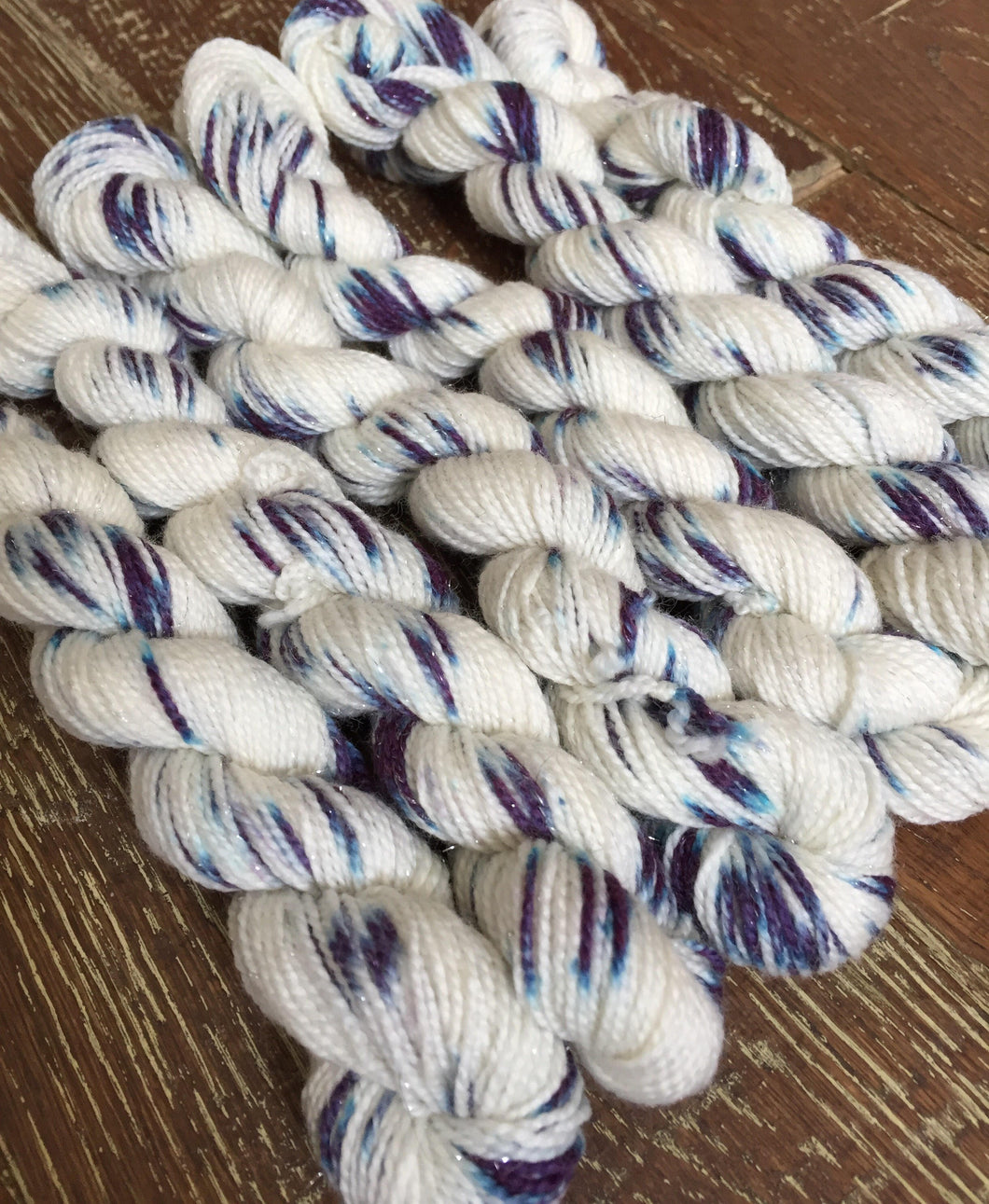 Silver Sparkle Sock Mini, 20g/0.7oz, Blueberry Burst