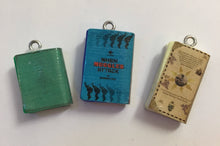 Load image into Gallery viewer, Miniature Book Charm Stitch Marker, Hogwarts inspired
