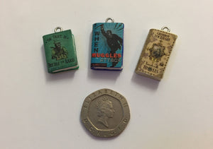 Miniature Book Charm Stitch Marker, Hogwarts inspired