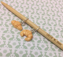 Load image into Gallery viewer, Croissants Stitch Markers
