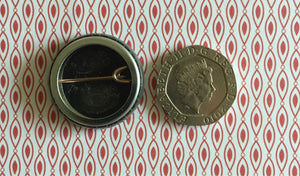 Choose Knitting, Yarn, Crochet Pinback Button Badge, 25mm