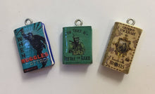 Load image into Gallery viewer, Miniature Book Charm Stitch Marker, Hogwarts inspired
