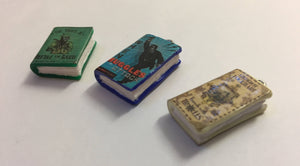 Miniature Book Charm Stitch Marker, Hogwarts inspired