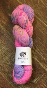 SEXY SINGLES - Superwash MCN Sock Yarn, 100g/3.5oz, Unicorn Frappaccino