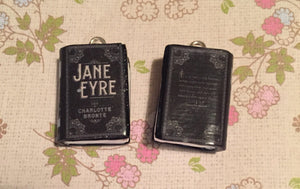 Miniature Book Charm Stitch Marker, Emily Bronte Inspired