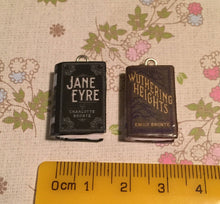Load image into Gallery viewer, Miniature Book Charm Stitch Marker, Emily Bronte Inspired
