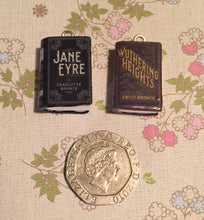 Load image into Gallery viewer, Miniature Book Charm Stitch Marker, Emily Bronte Inspired
