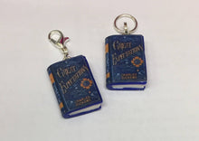 Load image into Gallery viewer, Miniature Book Charm Stitch Marker, Great Expectations, Charles Dickens inspired
