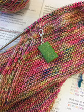 Load image into Gallery viewer, Miniature Book Charm Stitch Marker, Pride and Prejudice, Sense and Sensibility, Jane Austen inspired
