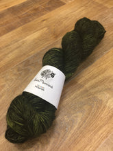 Load image into Gallery viewer, SEXY SINGLES - Superwash Merino Sparkle Single Ply Fingering Yarn, 100g/3.5oz, Ding Dong! The Witch Is Dead
