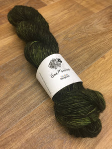 SEXY SINGLES - Superwash Merino Sparkle Single Ply Fingering Yarn, 100g/3.5oz, Ding Dong! The Witch Is Dead