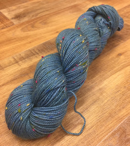 Superwash Merino Coloured Donegal Nep Sock Yarn, 100g/3.5oz, Wild Atlantic Way